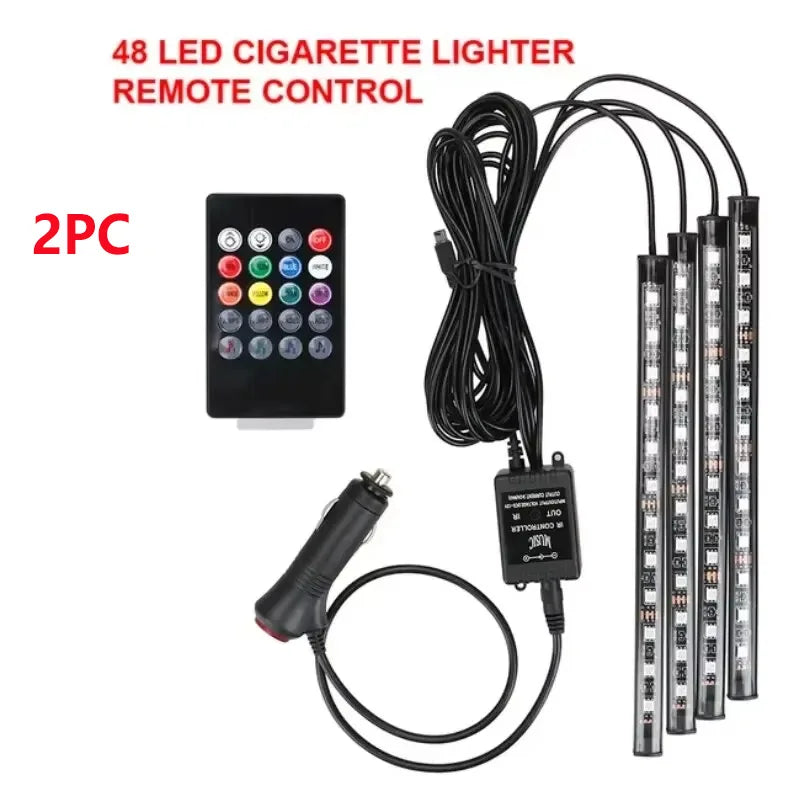 RGB LED Car Ambient Lights