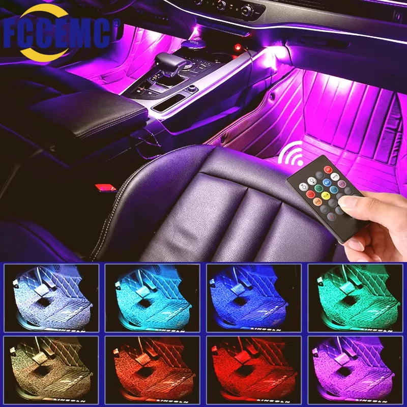 RGB LED Car Ambient Lights