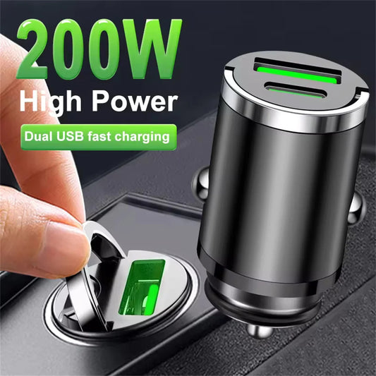 200W Fast Car Charger (PD & QC 3.0)