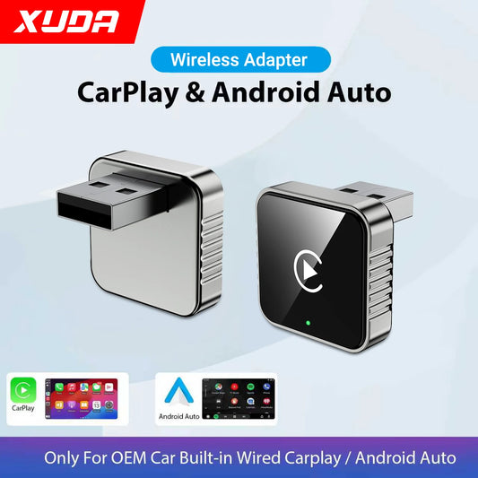 2-in-1 Wireless CarPlay & Android Auto Adapter