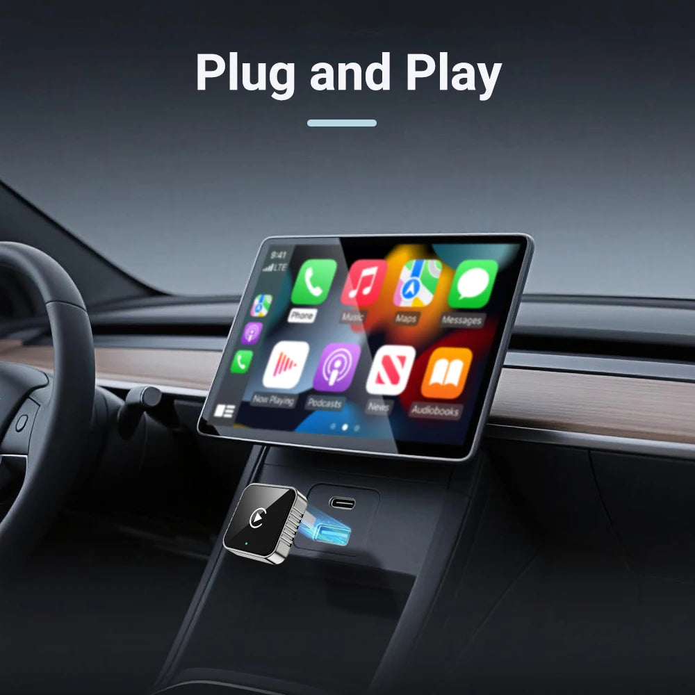 2-in-1 Wireless CarPlay & Android Auto Adapter