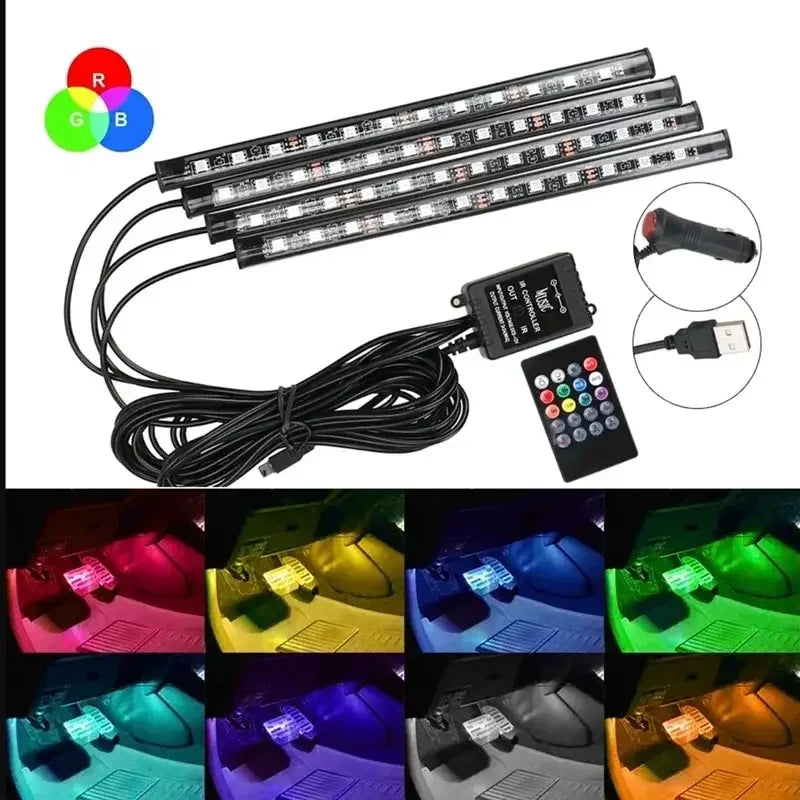 RGB LED Car Ambient Lights