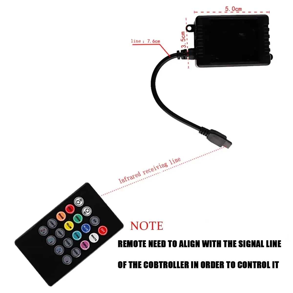 RGB LED Car Ambient Lights